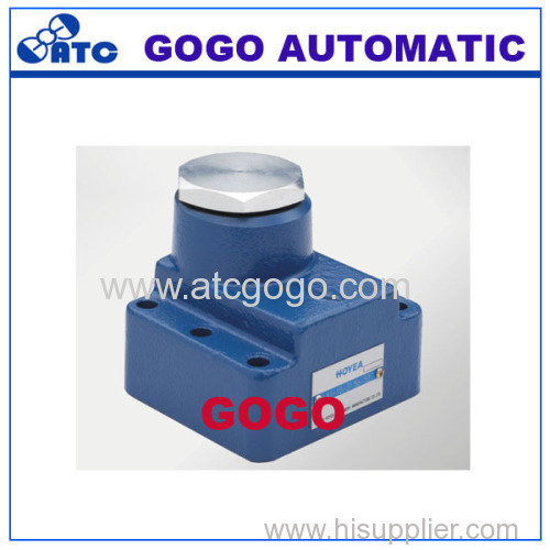 Orthogonal check valve directional control valve