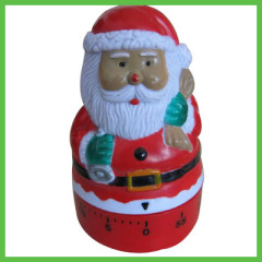 Plastic Christmas Santa Claus Kitchen Timer