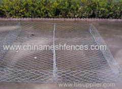 hot-dipped galvanized hexagonal gabion trapions