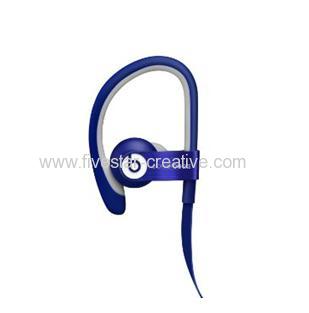 Beats by Dr.Dre Powerbeats 2 Blue Wired In-Ear Sports Headphones Earbuds