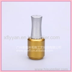 UV nail gel polish use glass bottle with cap and flat brush