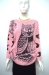 90%polyester 10%spandex women's feather yarn knitted pullover