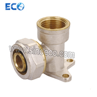 90 Degree Brass Female Seated Elbow Fitting for Pex-Al Pex Pipe