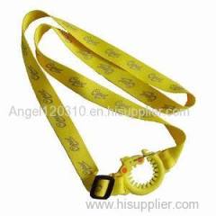 custom lanyards with metal hook,mobile holder, bottle holder