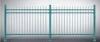 Industrial Safety Ornamental Aluminum Fence , Metal Garden Fence