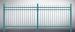 Industrial Safety Ornamental Aluminum Fence , Metal Garden Fence