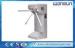 RFID Reader Security Turnstile System , Pedestrian Gate Access Control