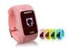 Child GPS Tracking Smart Health Bracelet Plastic With Emergency SOS