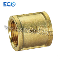 Brass pipe straight socket