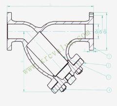 JIS MARINE Y STRAINER F7220 FC