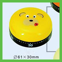 Plastic Mechanism Bear Kitchen Timer