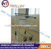 Asian Style Wire Shopping Trolley / Cart Steel Unfolded 80L OEM