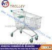 European Style Steel Wire Shopping Trolley With Baby Seat For Walmart
