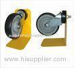 Black Trolley Locking Caster Wheels With 1 Year Warranty , Shopping Trolley Wheels