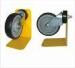 Black Trolley Locking Caster Wheels With 1 Year Warranty , Shopping Trolley Wheels