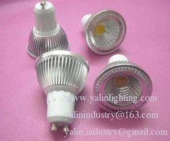 3W GU10 E27 COB LED spotlight AC85-265V