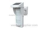 Wide angle detection outdoor wireless motion sensor with solar-powered technology