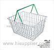 Small Retail Store Metal Shopping Basket Chrome Plating 400x300x215mm