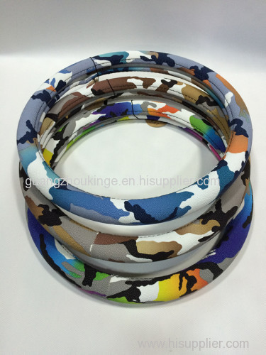 colorful rubber molded steering wheel cover auto accessories