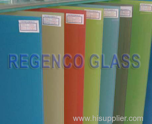 Painted Glass lacquer glass spandrel glass