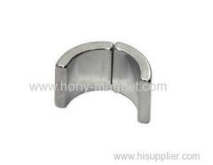 Motor Usage Arc Shape Sintered Neodymium Magnets