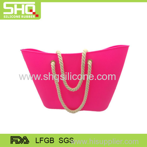 Fashionable silicone lady handbag