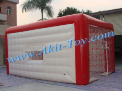 Outstanding beautiful red inflatable wedding tent