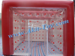 Outstanding beautiful red inflatable wedding tent