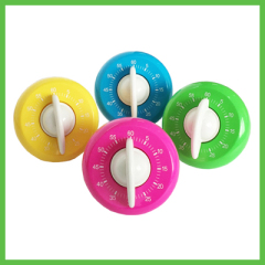 Plastic Mechanism Clock Kitchen Timer