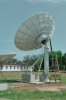 Ku-band / C-band satellite dish antenna