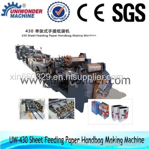 430 Sheet Feeding Paper Handbag Making Machine