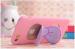 2015 Hot Selling Kitty Bowknot Stents phone case cover with holder Soft Protective Skin Iphone 6