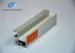 6063-T5 Silver Anodized Aluminium Extrusion Profile For Cabinet Decoration