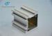 White Powder Coating Aluminum Extrusion Profile For Doors Frame , Alloy 6063-T5