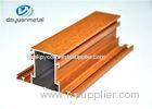 6063-T5 Mill Finished / Wood Grain Aluminum Extrusion Profile For Doors And Windows