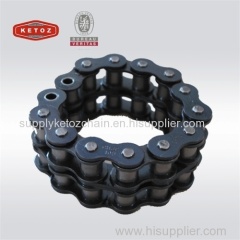 British Standard Size Dark Blue High Durable Industrial Roller Transmission Chains