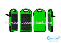 Outdoor Sport Universal Dual USB Portable Solar Charger Power Bank For Smartphones
