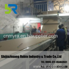 Gypsum plasterboard making machine with turn-key project