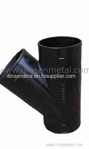 ASTM A888 Y Tee Pipe Fitting