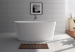 Freestanding Composite Resin Artificial Stone Bathtub