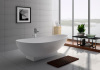 Freestanding Composite Resin Artificial Stone Bathtub