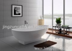 Freestanding Composite Resin Artificial Stone Bathtub