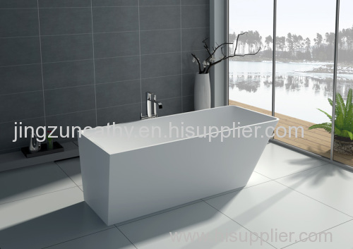 Freestanding Composite Resin Artificial Stone Bathtub