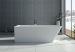 Freestanding Composite Resin Artificial Stone Bathtub