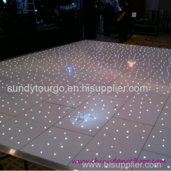 Tourgo led starlit dance floor, professional high quality 720pcs 5mm led dance floor