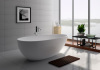 Freestanding Composite Resin Artificial Stone Bathtub