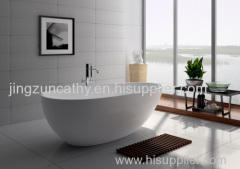 Freestanding Composite Resin Artificial Stone Bathtub