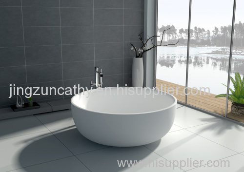 Freestanding Composite Resin Artificial Stone Bathtub