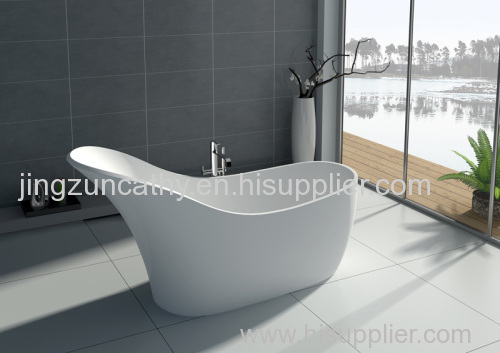 Freestanding Composite Resin Artificial Stone Bathtub