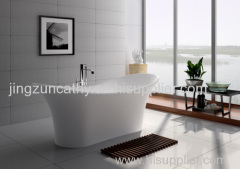 Freestanding Composite Resin Artificial Stone Bathtub